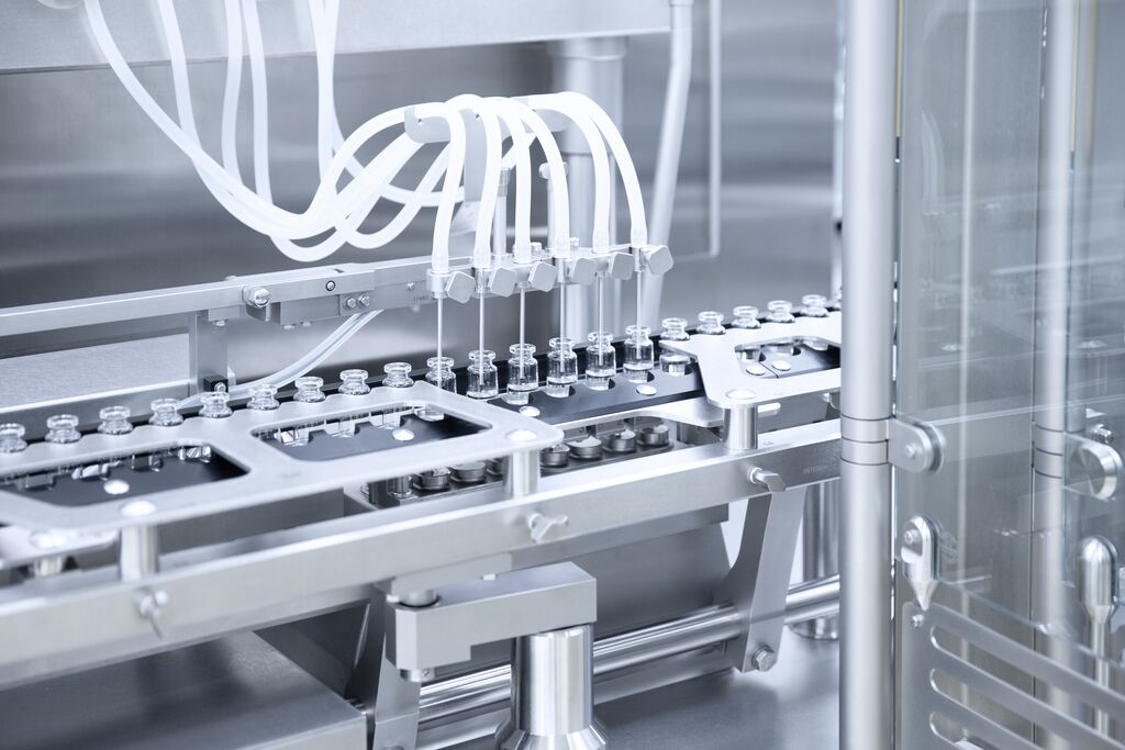 Processing of vials in bulk