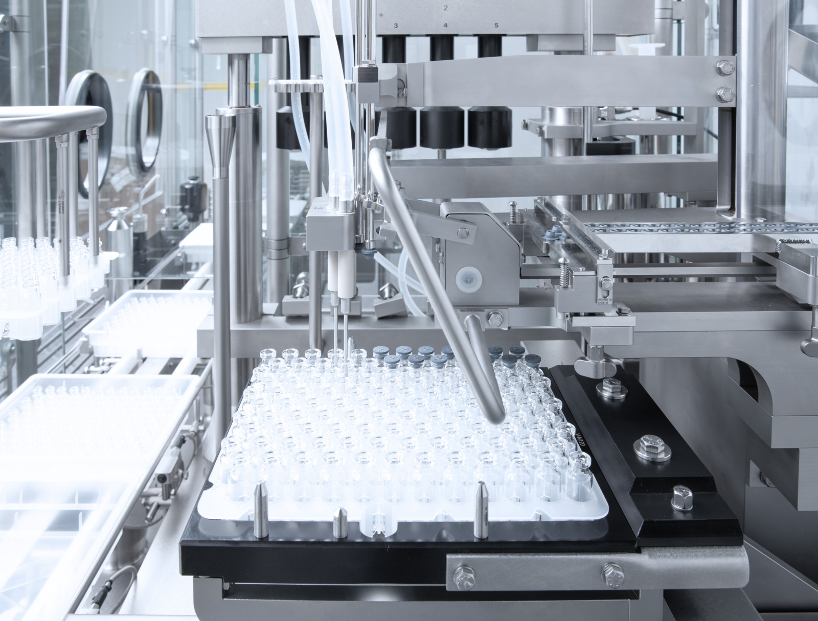 Processing of ready-to-use vials